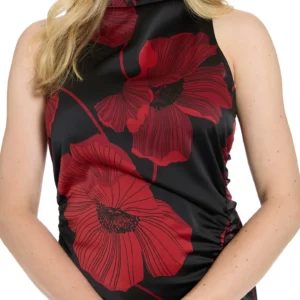 Mock Neck Formal Dress