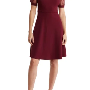 Classic Mini Dress Short Sleeve Dress