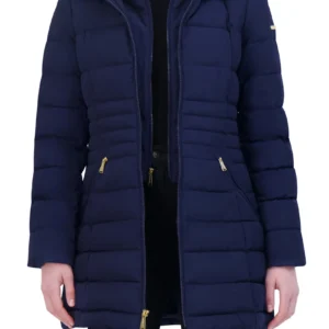 Women Quilted Winter Jacket with Hood
