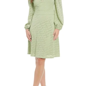 Women Knee Length Short Sleeve